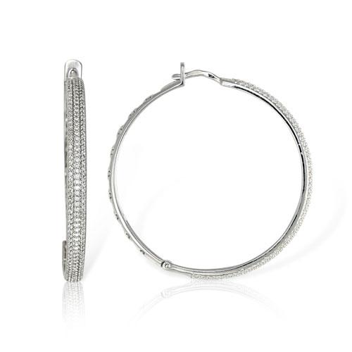 0137-02 Серьги из Золот�а с вставкой - Бриллиант