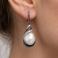 Серьги из золота c  и бриллиантами