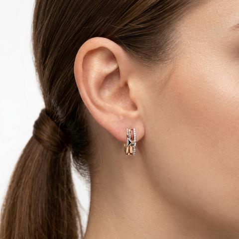 Серьги из золота c бриллиантами