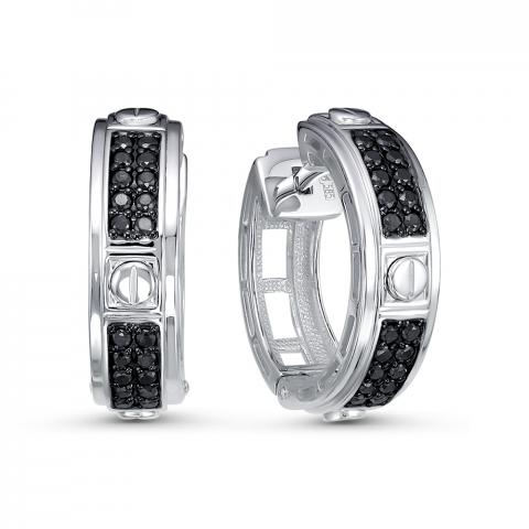 Серьги из золота c бриллиантами