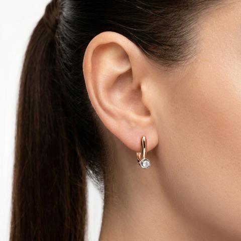 Серьги из золота c бриллиантами