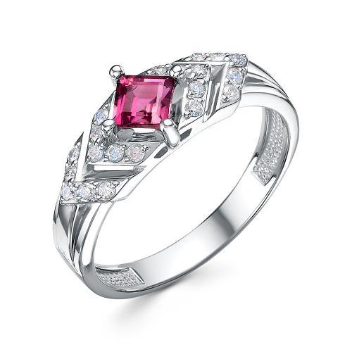 4632-01 Кольцо из Золот�а с вставками - Турм."Pink", Бриллиант