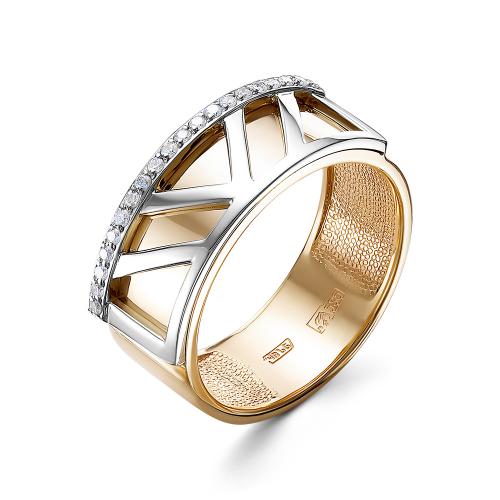 3973-01 Кольцо из Золот�а с вставкой - Бриллиант