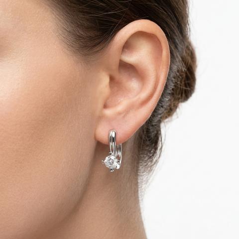 Серьги из золота c бриллиантами