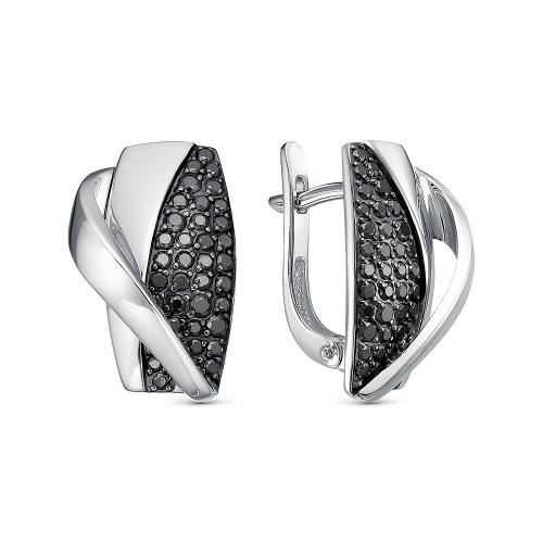 4270/7-02 Серьги из Золот�а с вставкой - Бриллиант